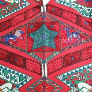 Hermes Scarf Ors Bleu d'Afrique